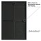 Americanflat Front Loading Picture Frame Set - Set of 3 - Multi Picture Frames - Perfect for Photos and Wall Decor - Shatter Resistant Glass - Hanging Hardware with Snap-Out Easel